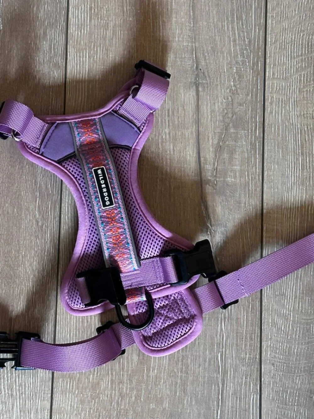 Wilderdog Lavender Padded Mesh Dog Harness — Adjustable Comfort